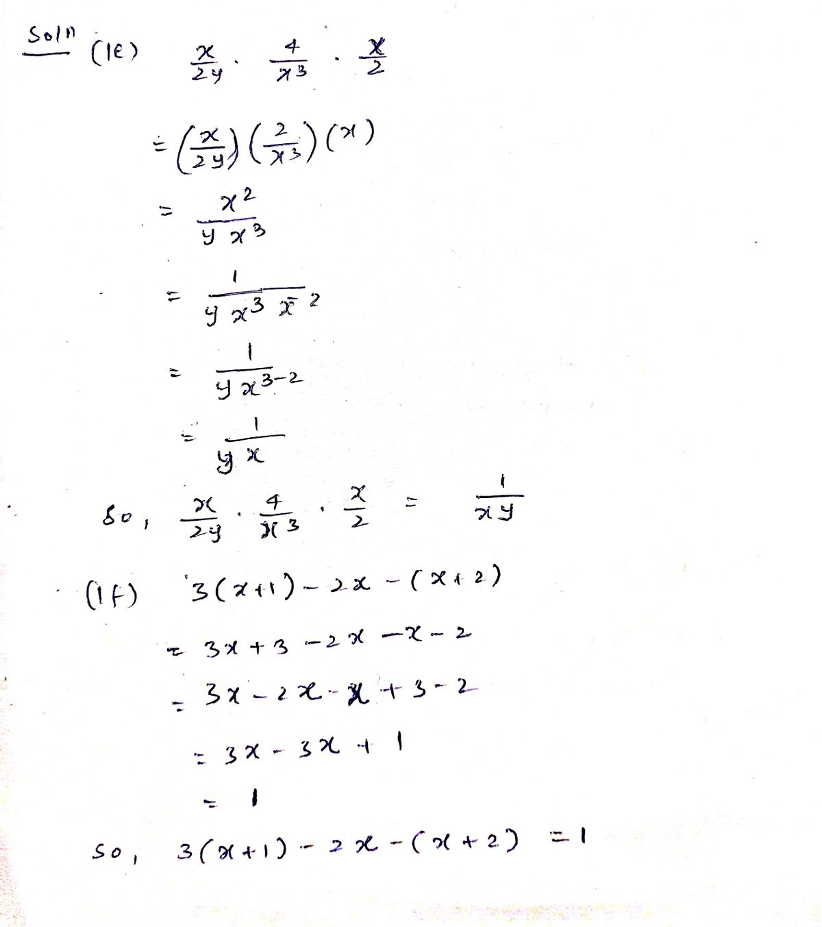 Algebra homework question answer, step 1, image 1